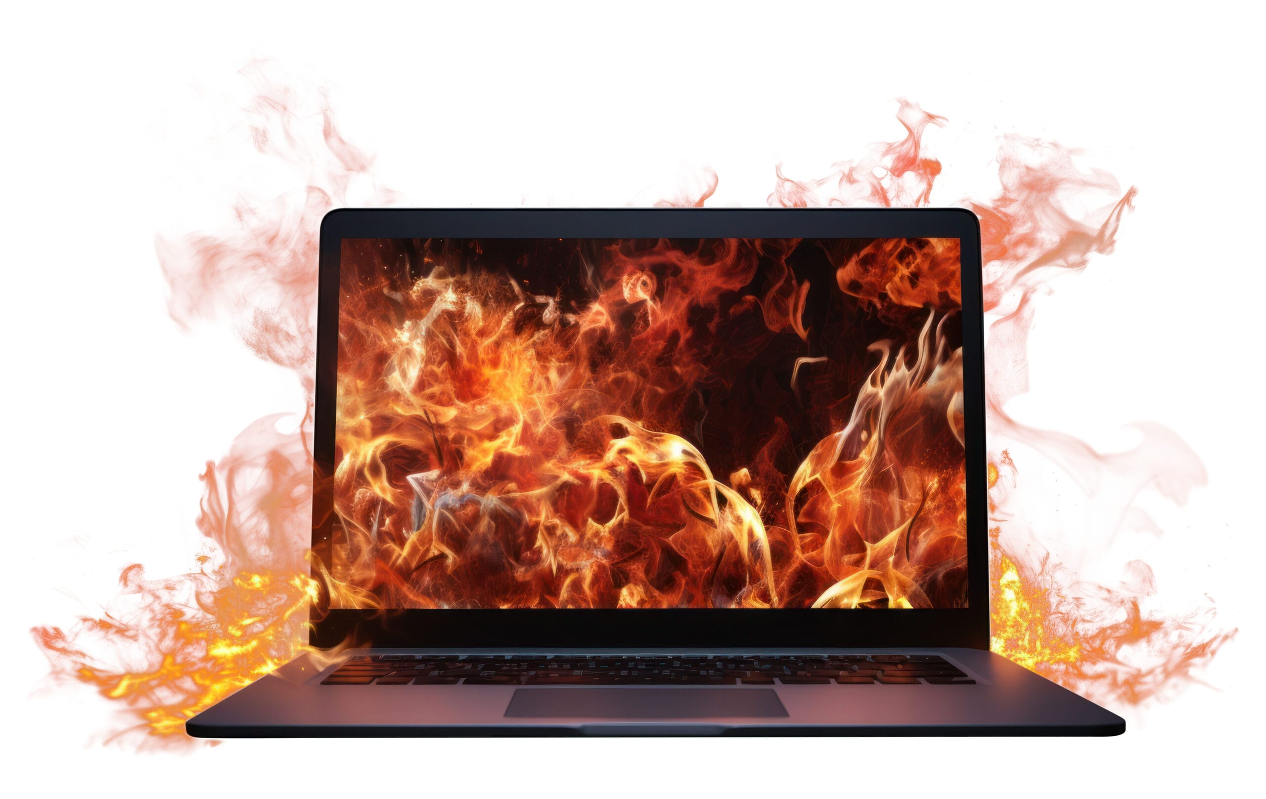 PNG Computer computer fire bonfire.